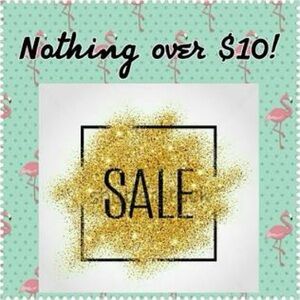 Gold Glitter Sale Sign